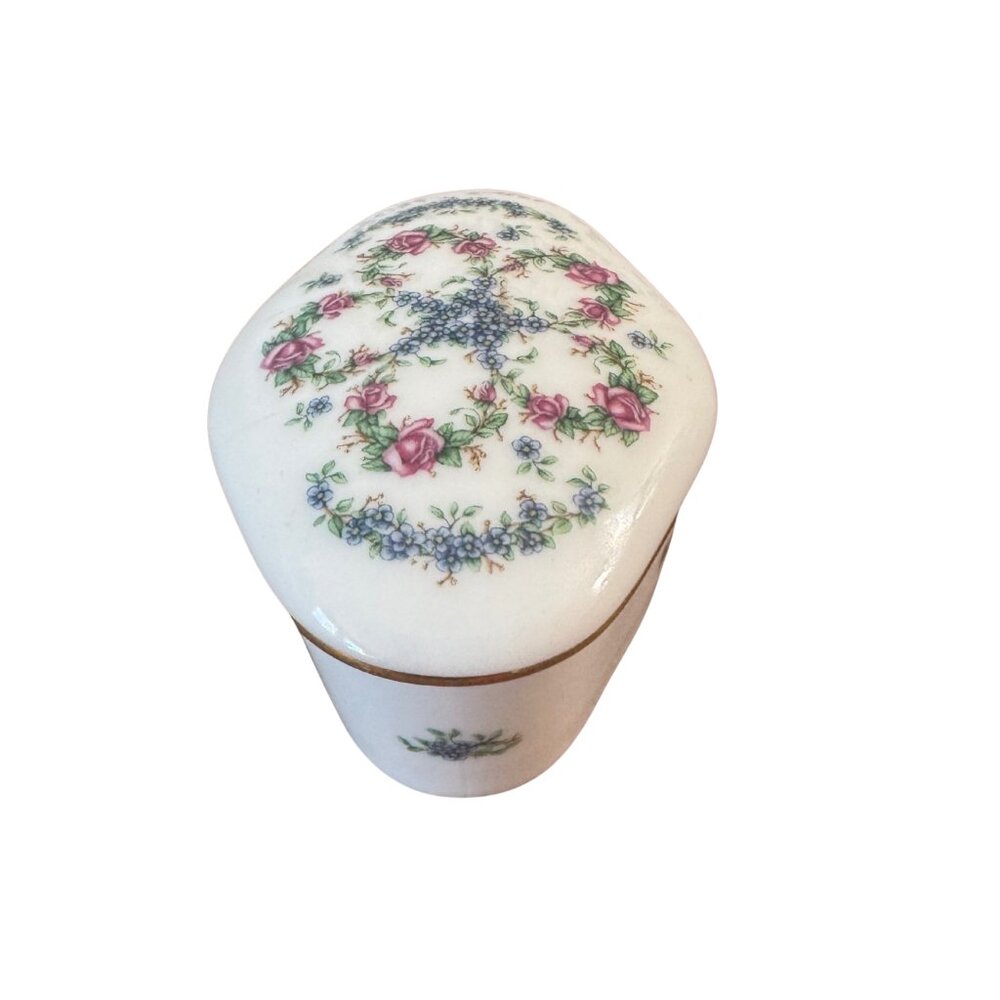 As Times Go By Music Box by Heritage House Songs of Love Porcelain 1985 Vintage - Picture 4 of 9